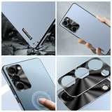 Couverture de cas mat de cadre en métal pour SAMSUNG