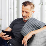 coussin chauffant en micropeluche