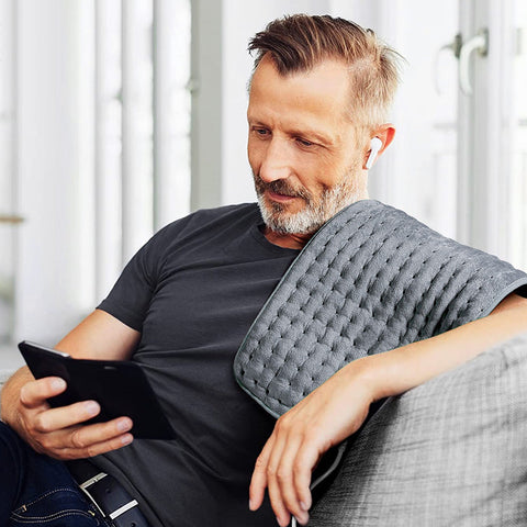 coussin chauffant en micropeluche