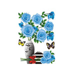 Autocollant Vase 3D
