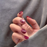 Dessin d'ongles œil de chat (24pcs)