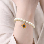 Bracelets de Tournesol Perles en pierre naturelle