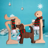 Ornements de table de sculpture en bois
