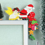 Décoration de Cadre de Porte de Noël