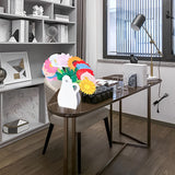 Calendrier de bureau en forme de vase à fleurs