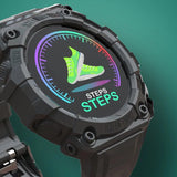 Bracelet intelligent de podomètre de sport de contrôle tactile étanche d'écran de couleur