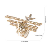 Puzzle Créatif en Trois Dimensions en Bois