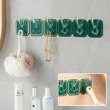 Multifonctionnel transparent 6 crochets