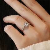 Moissanite de la bague des étoiles