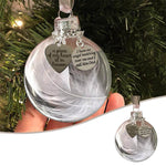 Ornements De Boule De Plumes De Noël