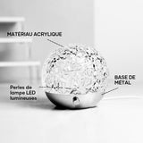 Lampe d'ambiance à projection dynamique de vagues d'eau