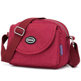 Nouveau sac à bandoulière monochrome imperméable