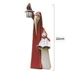 Bonhomme de Neige des Bois avec Lanterne Solaire