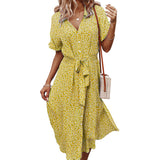 robe décontractée à lacets