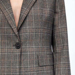 Veste de costume décontractée Blazer à carreaux - ciaovie