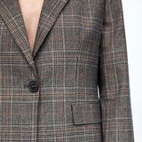 Veste de costume décontractée Blazer à carreaux - ciaovie