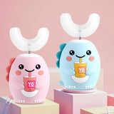 Brosse à dents électrique en forme de U à 360°