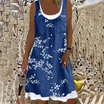 Robe d'été sans manches pour femme