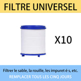 Robinet de filtre à pression étanche aux éclaboussures à trois vitesses