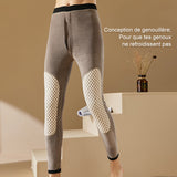 Pantalon thermique à genouillères conductrices pour hommes