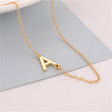 Collier à diamants avec lunette pour les initiales