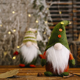 Figurine Elfe de Noël Vert Vieil Homme Sans Visage