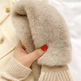 Jolie écharpe chaude en peluche