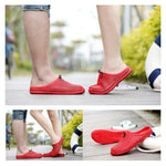 Pantoufles d'été, Chaussures de Plage pour Hommes Femmes