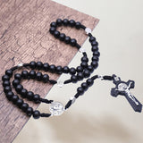 Collier chapelet croix