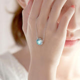 Collier Argent Aurore Boréale