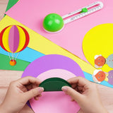 Modèle simple de couteau à découper rond en plastique