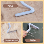Brosse d'épilation électrostatique à double extrémité