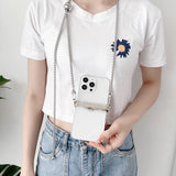 Lanière en métal pour téléphone portable