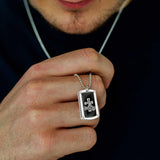 Collier Croix de Moto