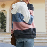 Sweat-shirt en Peluche à Empiècements