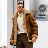 Veste mi-longue épaisse homme