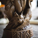 Ornement de statue de héros