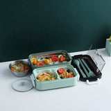Boîte à lunch portable à trois empilables
