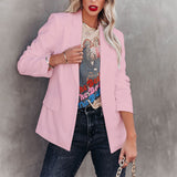 Blazer de couleur unie