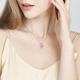 Colliers de lettres en forme de coeur pour maman