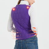 Gilet en coton duveteux