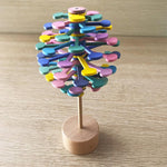 🎁 Jouet de Soulagement du Stress en Bois Lollipop