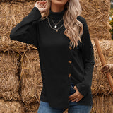 Pull en maille avec braguette boutonnée