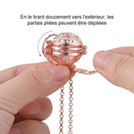 Médaillon Collier Extensible pour Photo - 2 Pièces