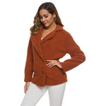 Veste en Peluche pour Femmes en Polaire