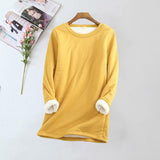 Haut Thermique en Molleton d'Agneau