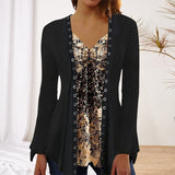 Haut à Manches Longues avec Imprimé