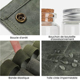 Sac de rangement pour bouteilles d'épices de camping
