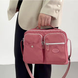 Sac à bandoulière décontracté en nylon imperméable pour femmes