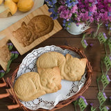 Coupe-biscuits à motifs en bois
